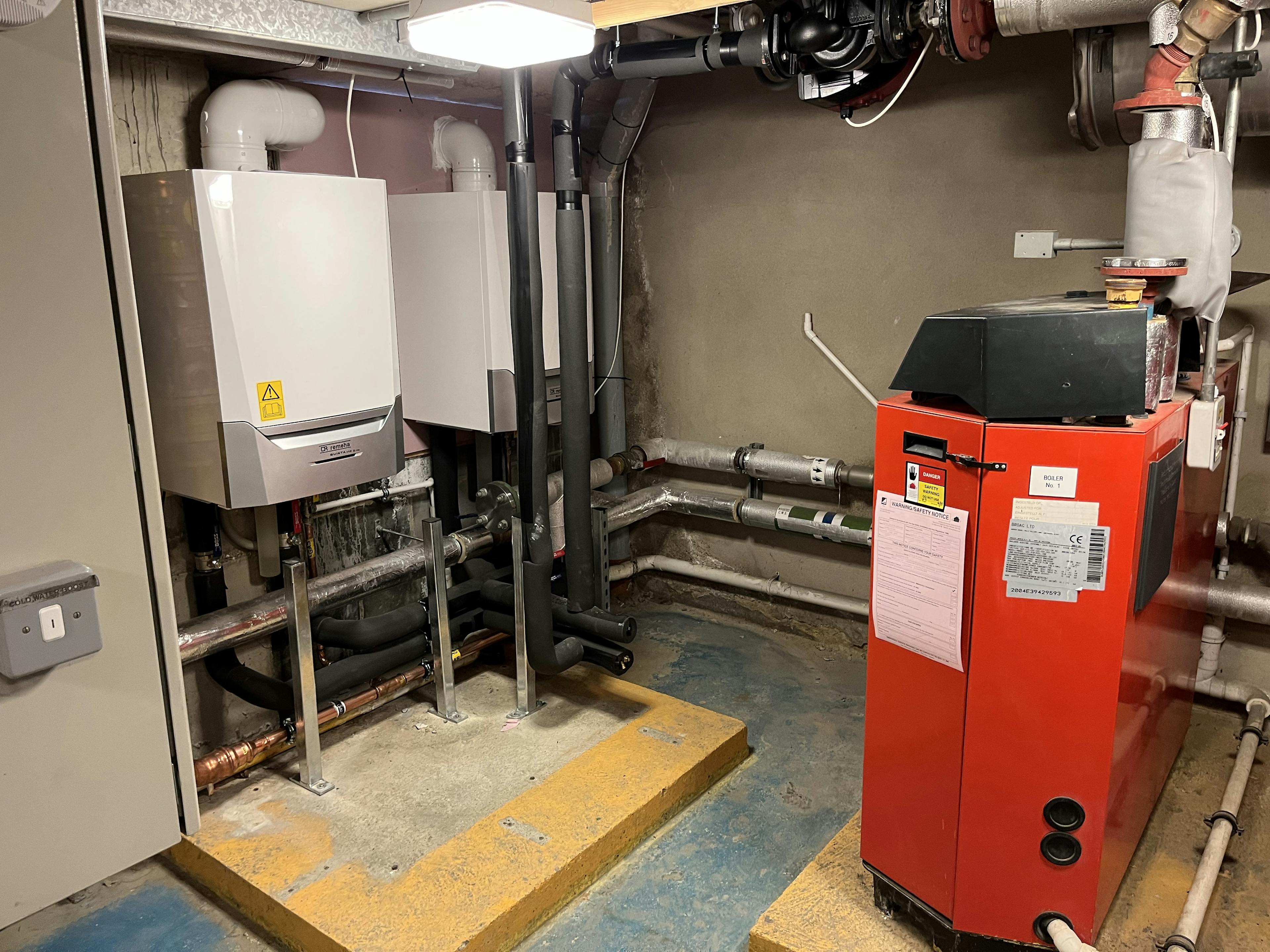refurbished plantroom