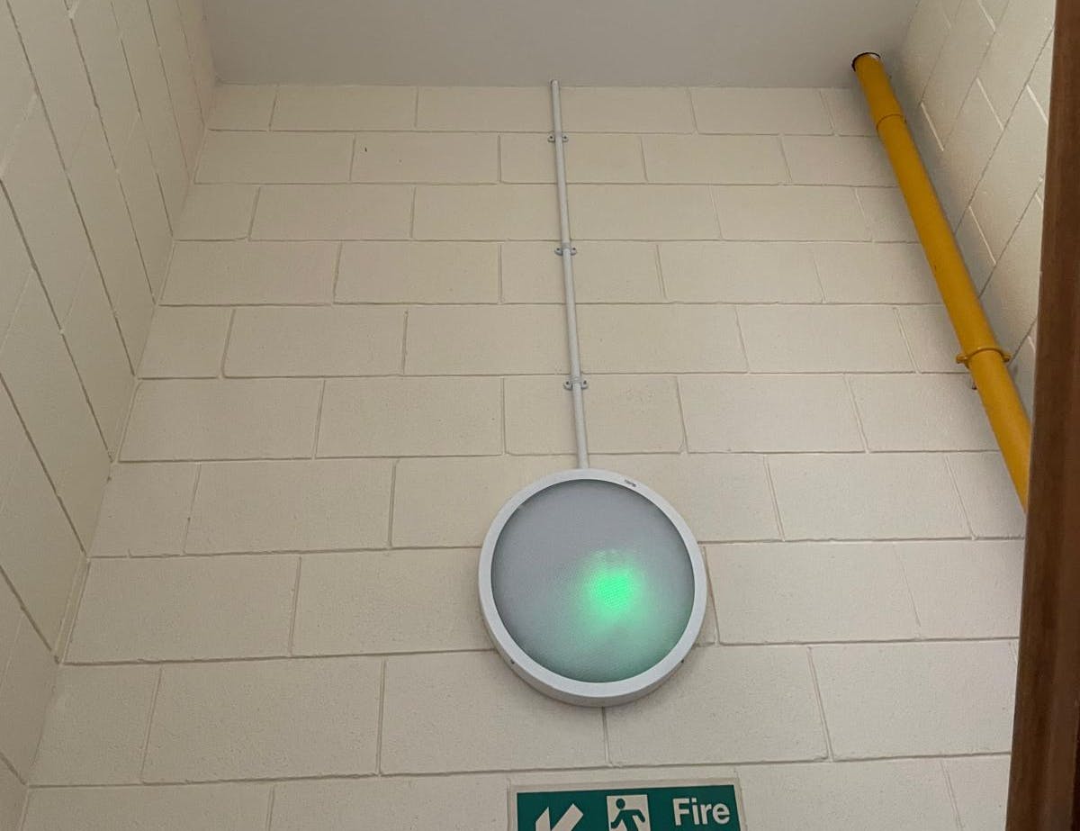 Emergency wall light