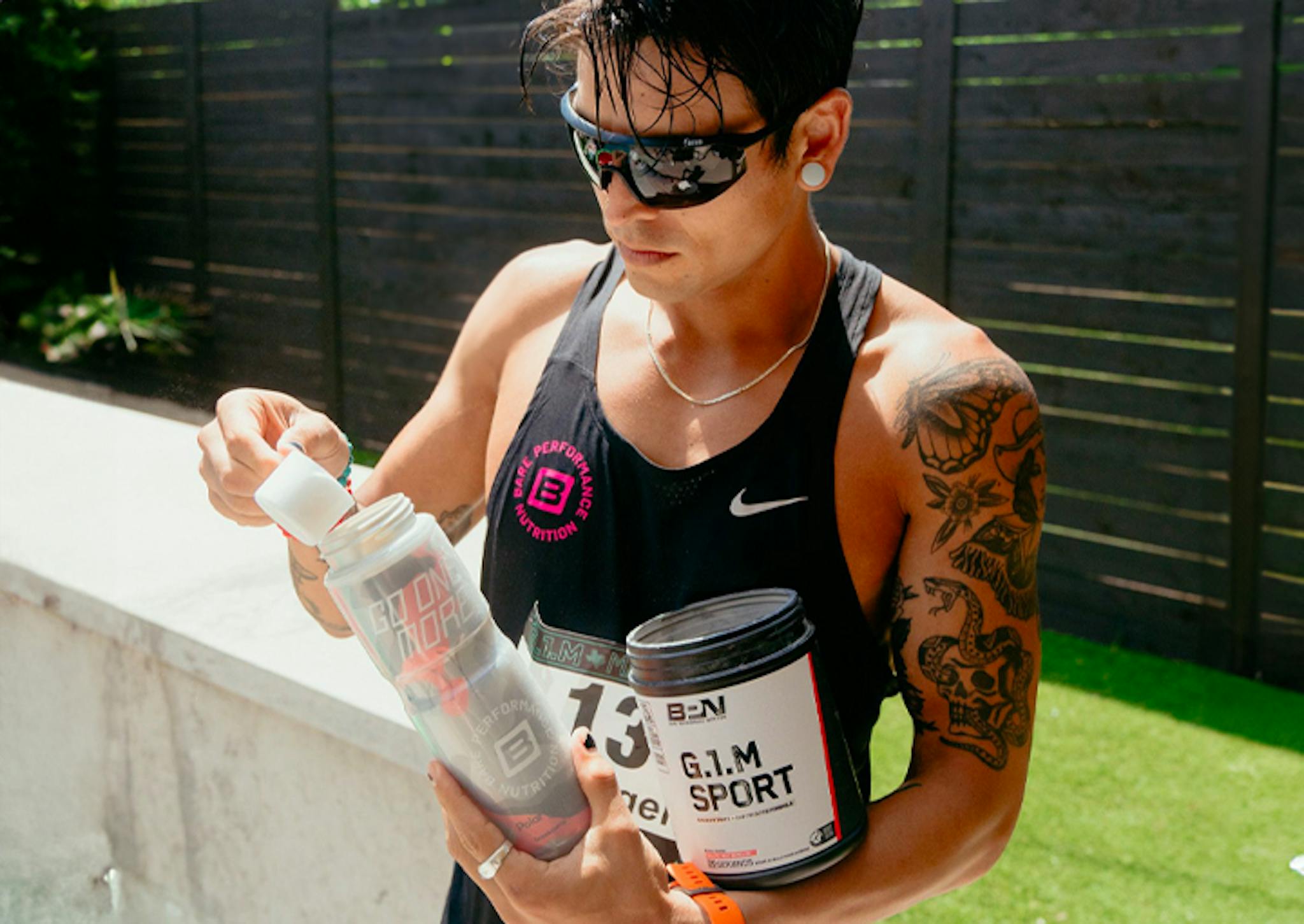 A runner with BPN's G1M Sport