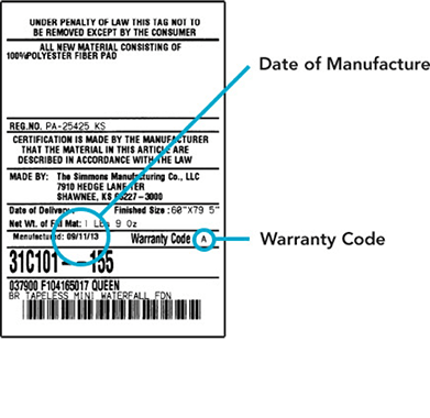 Warranty label