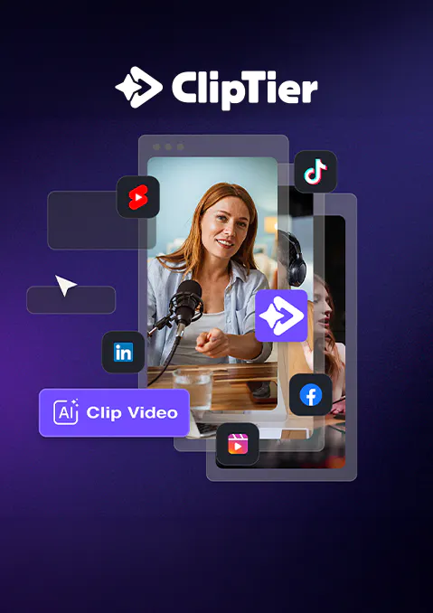 AI-powered platform that turns long-form content into short-form videos.