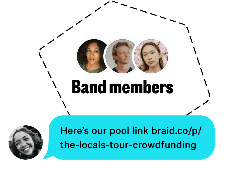 Start a pool and share the Pool Link
