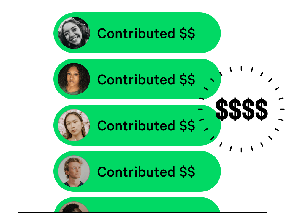 Share your Pool Link to collect money