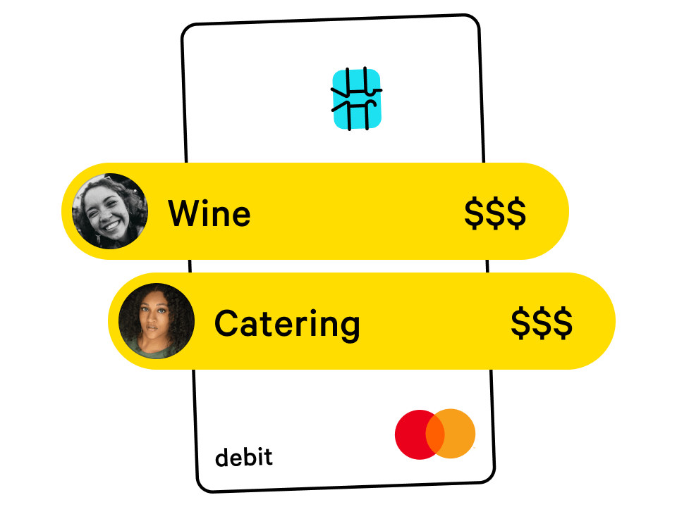 Image of spending money for supper club expenses