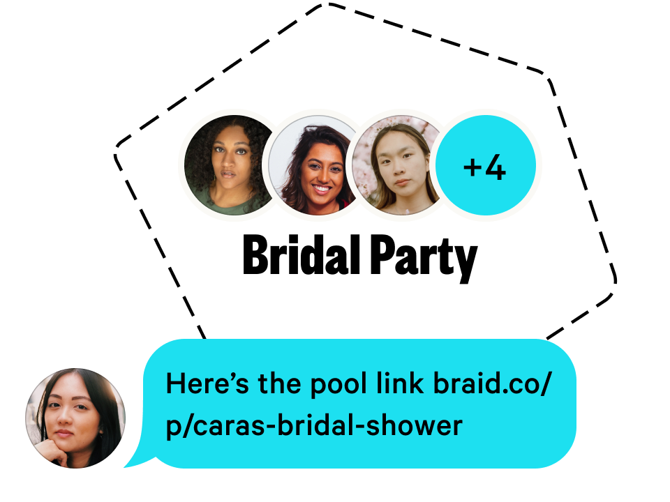 Share the Pool Link to collect money