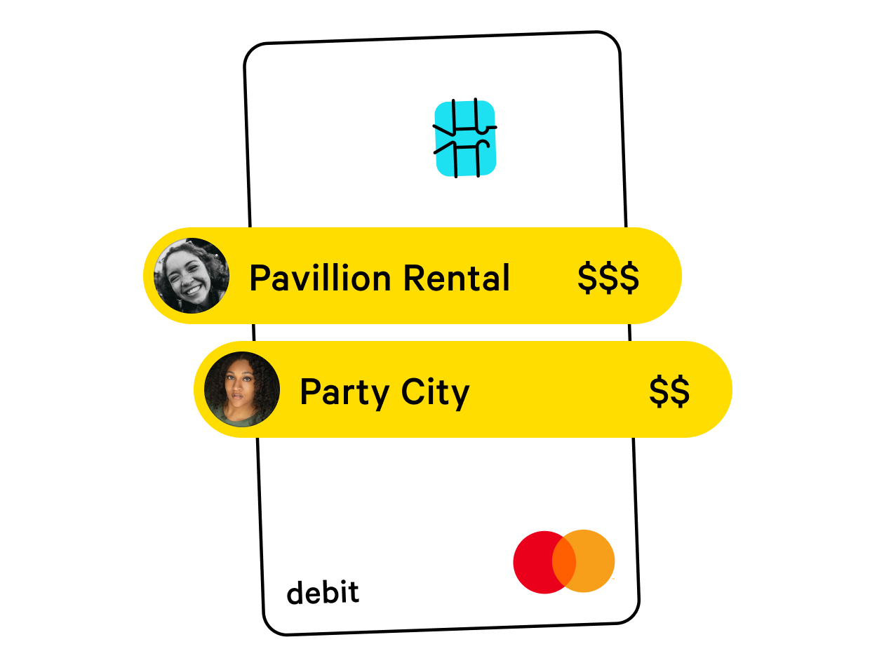 Pay for party expenses directly from the pool