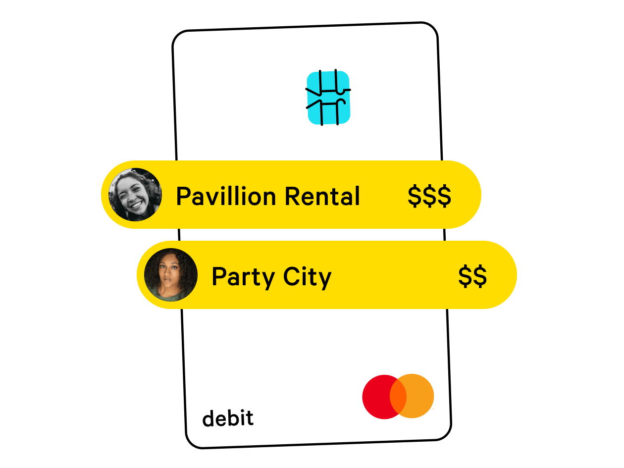 Pay for party expenses directly from the pool