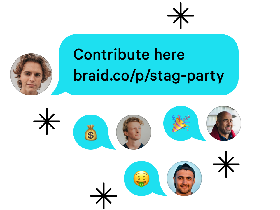 Share the Pool Link to collect contributions
