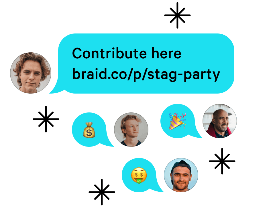 Share the Pool Link to collect contributions