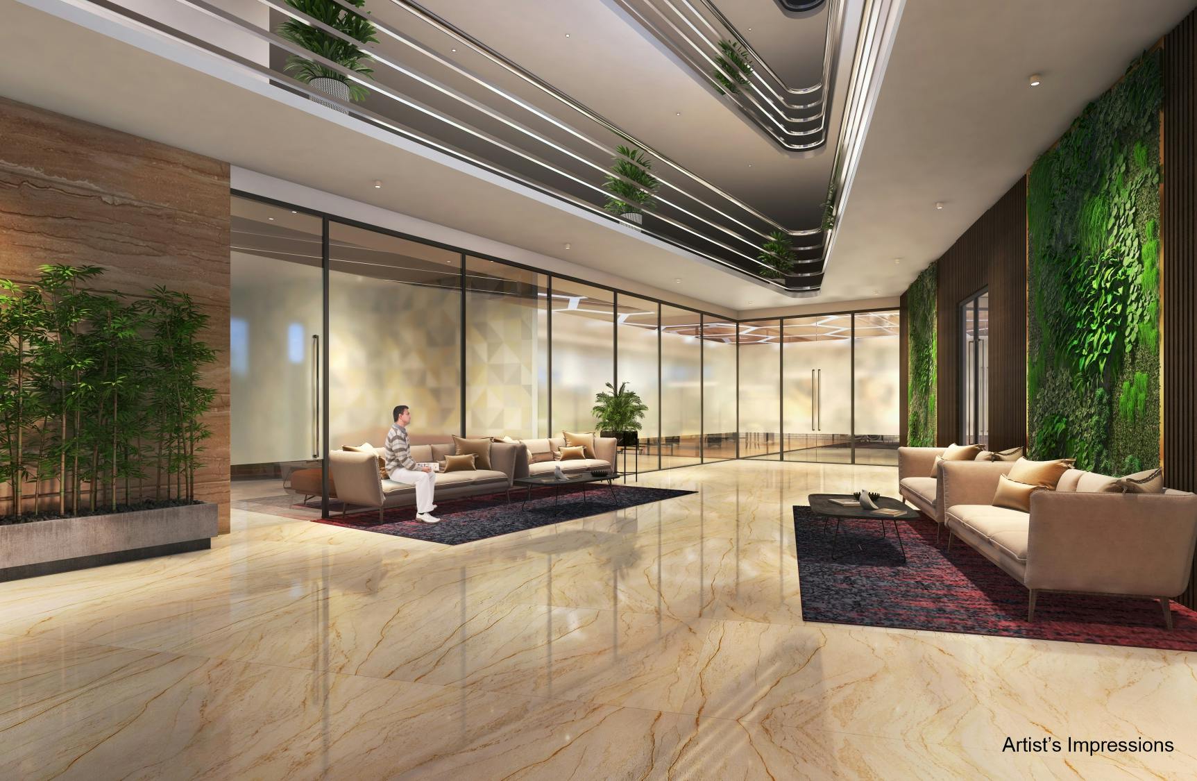 BramhaCorp Smart Apartment Lobby