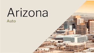 Arizona city skyline on a sunny day