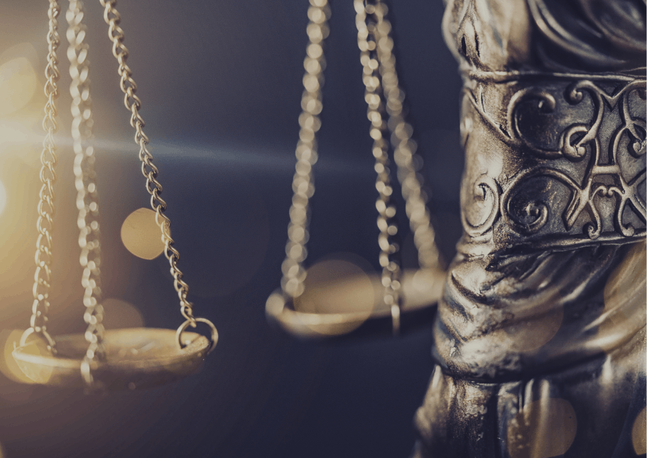 Scales of Justice representing the field of law