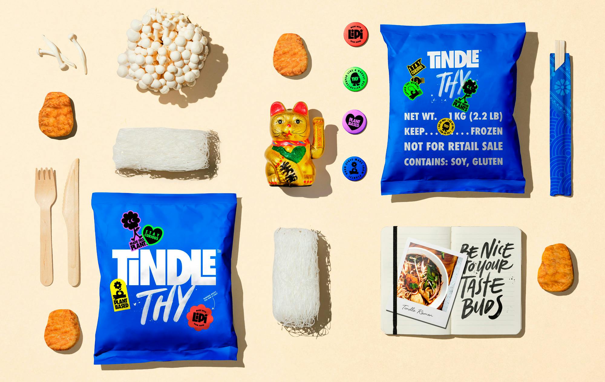 TiNDLE packaging