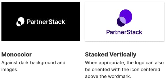 PartnerStack logo usage