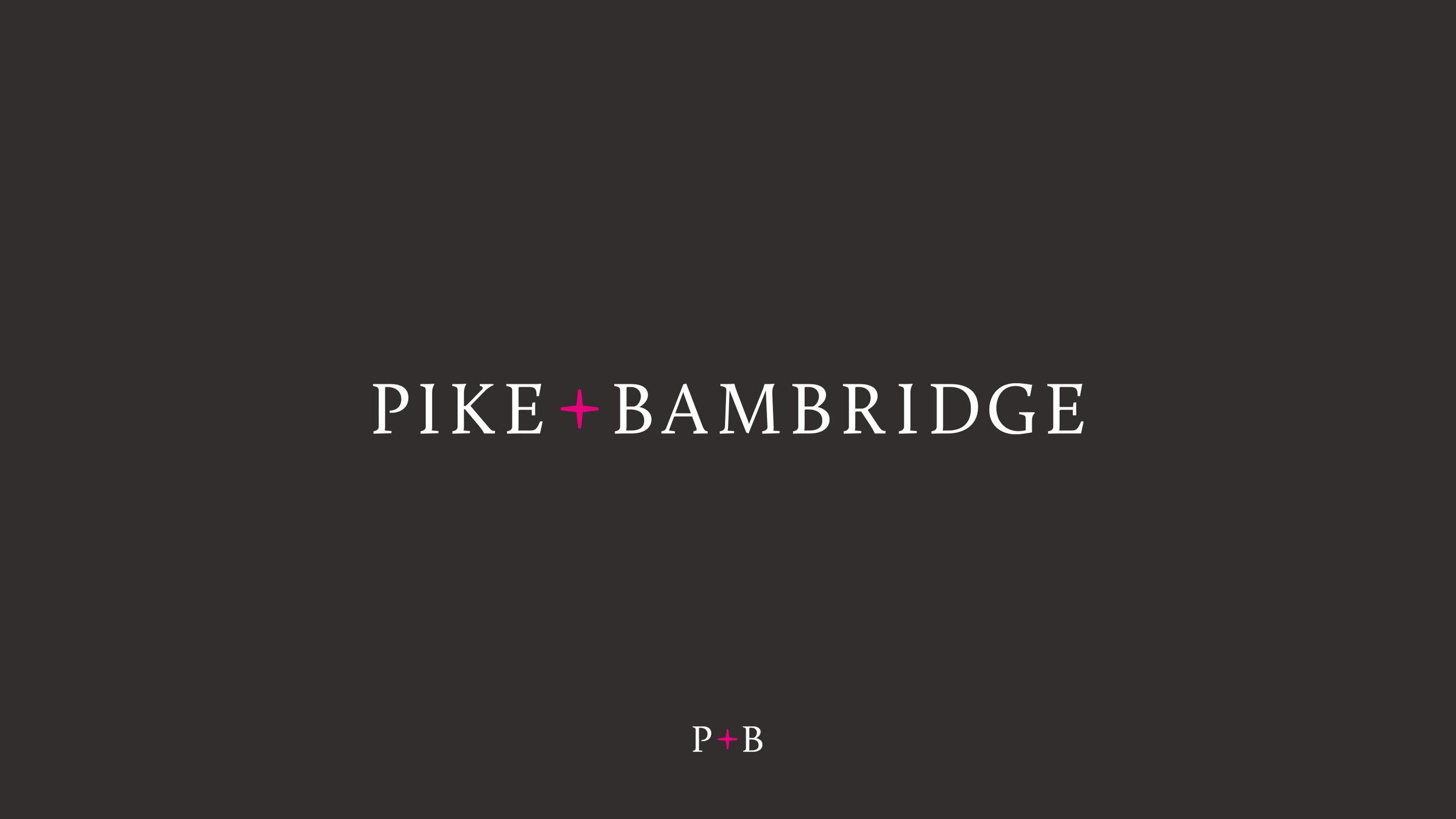 Pike+Bambridge wordmark