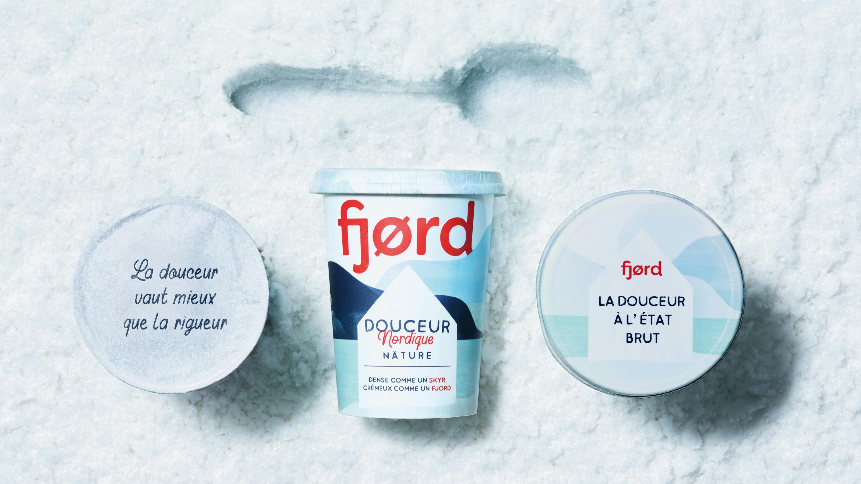 Danone Fjord Label and Lid