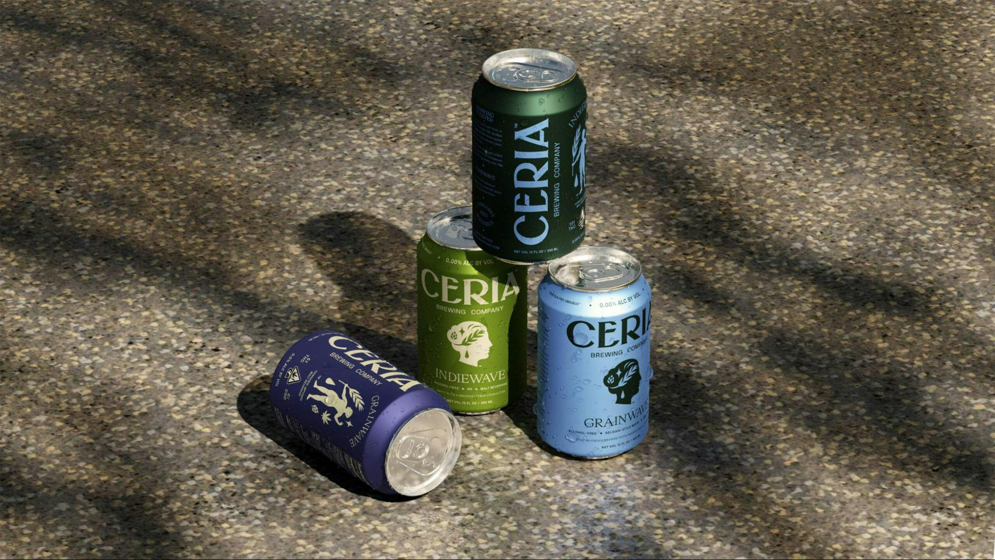 Ceria beer cans by Mother Design