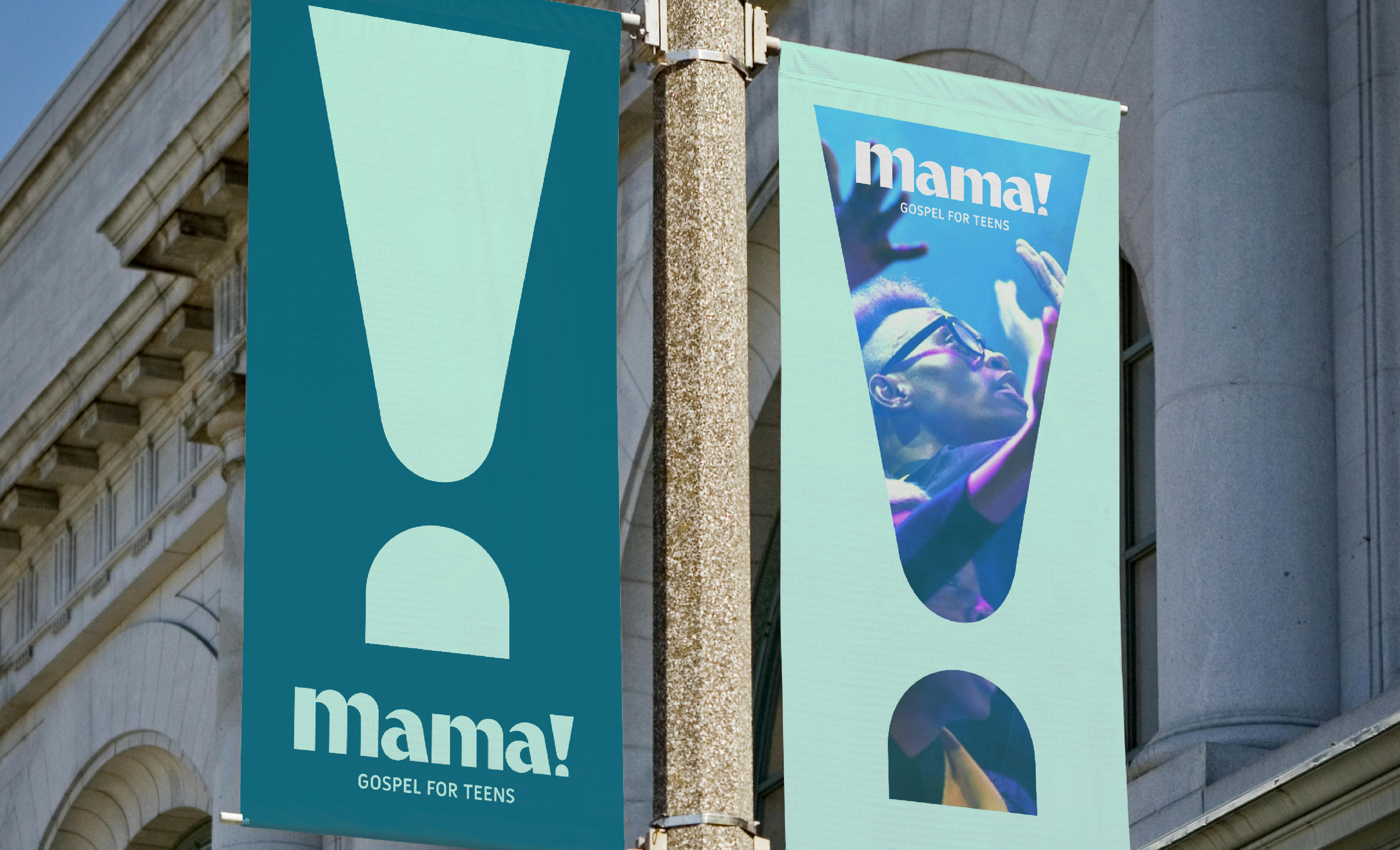 Mama foundation for the arts banners
