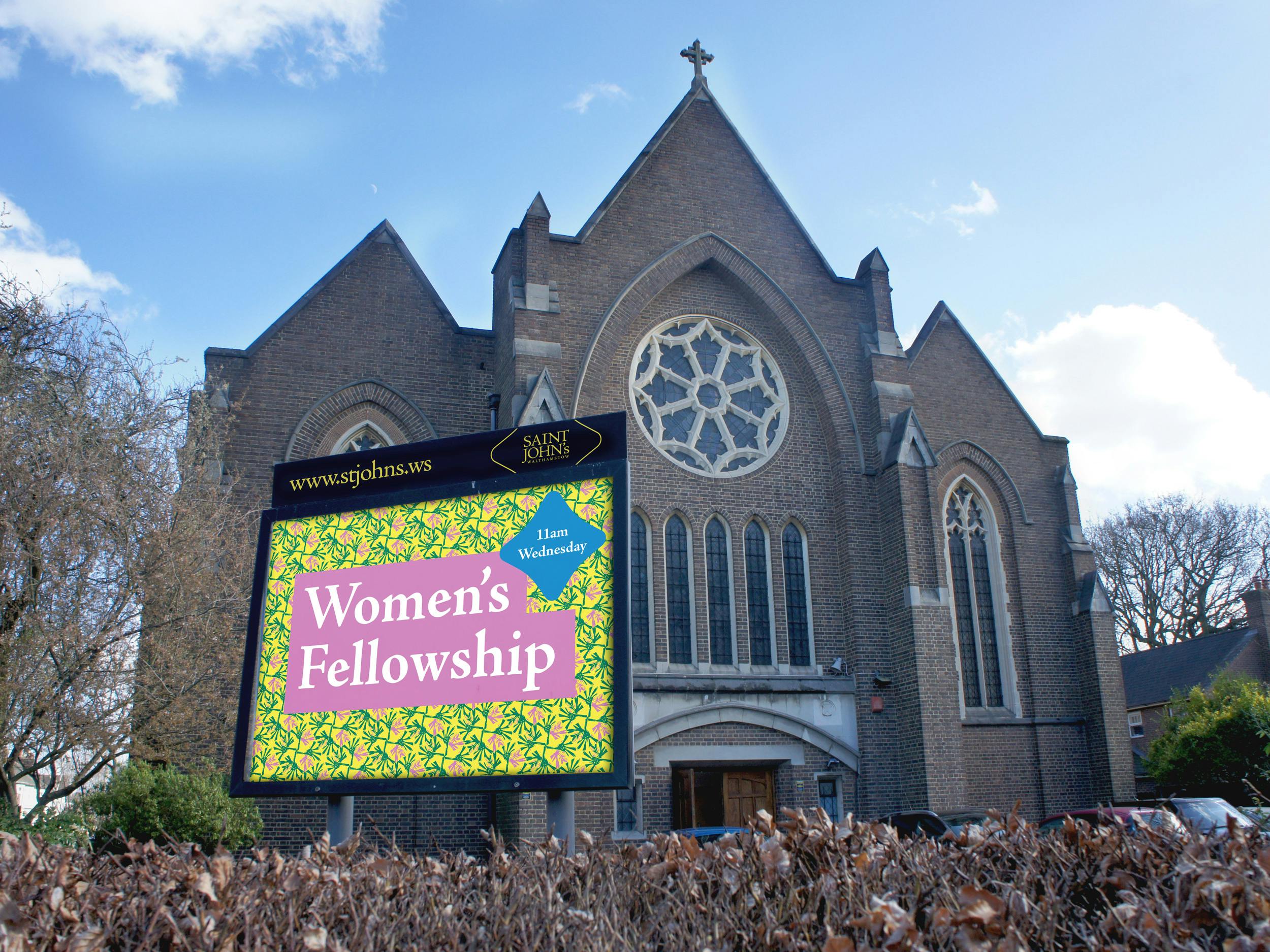 Saint John's Walthamstow Church Sign