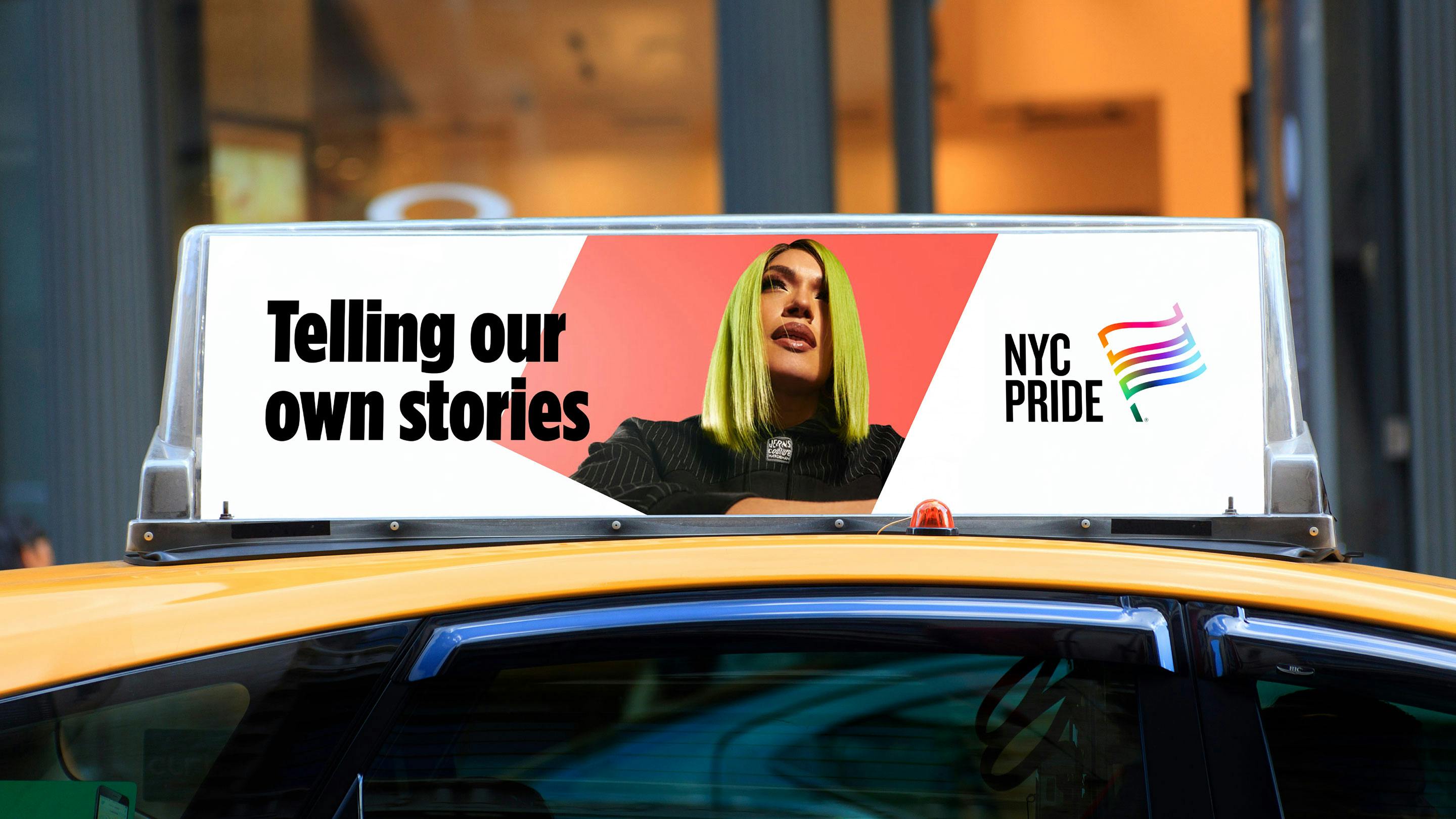 NYC Pride taxi