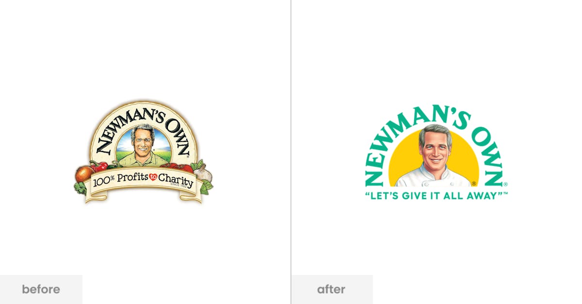 Newman’s Own rebrands with bright and modern new packaging