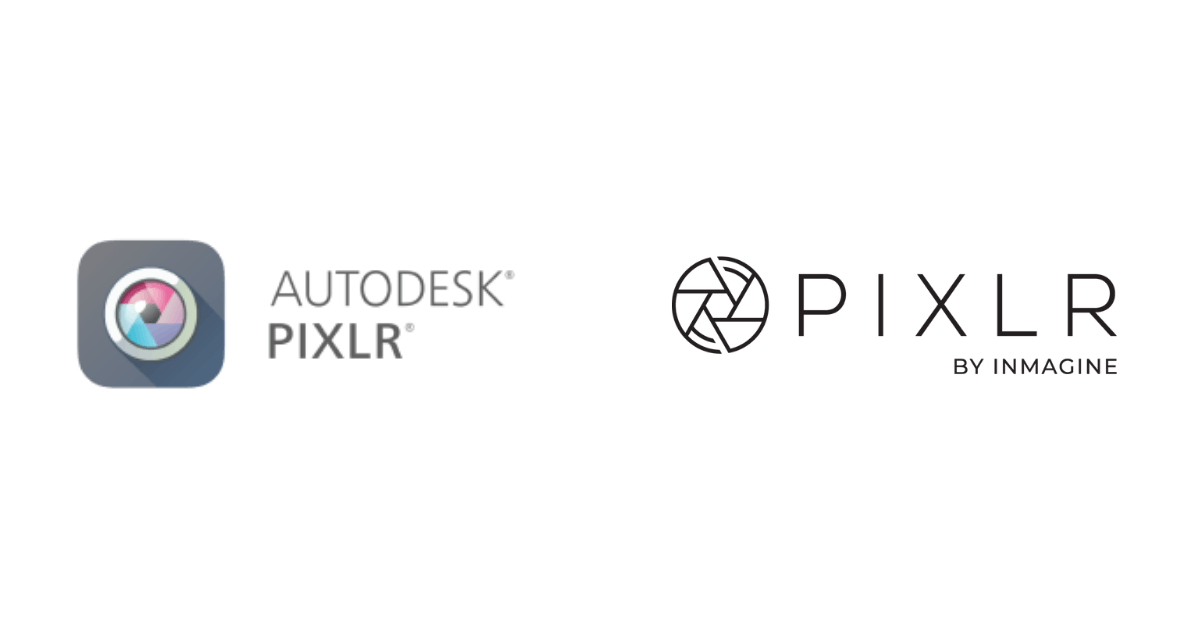 Pixlr's old logos