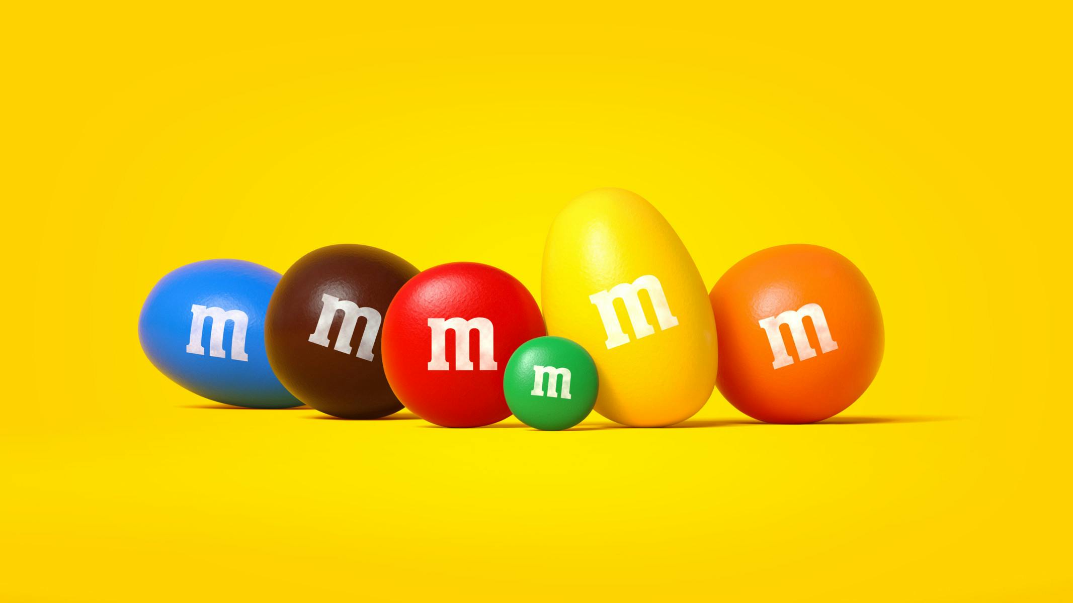 M&M's new shapes and sizs