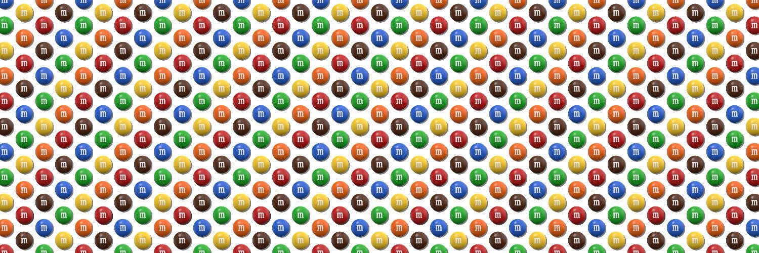 M&M's banner