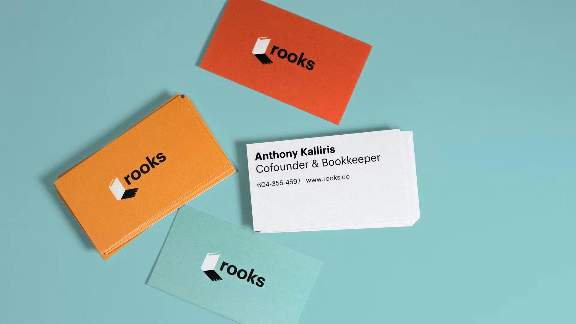 Rooks Bookkeeping business cards