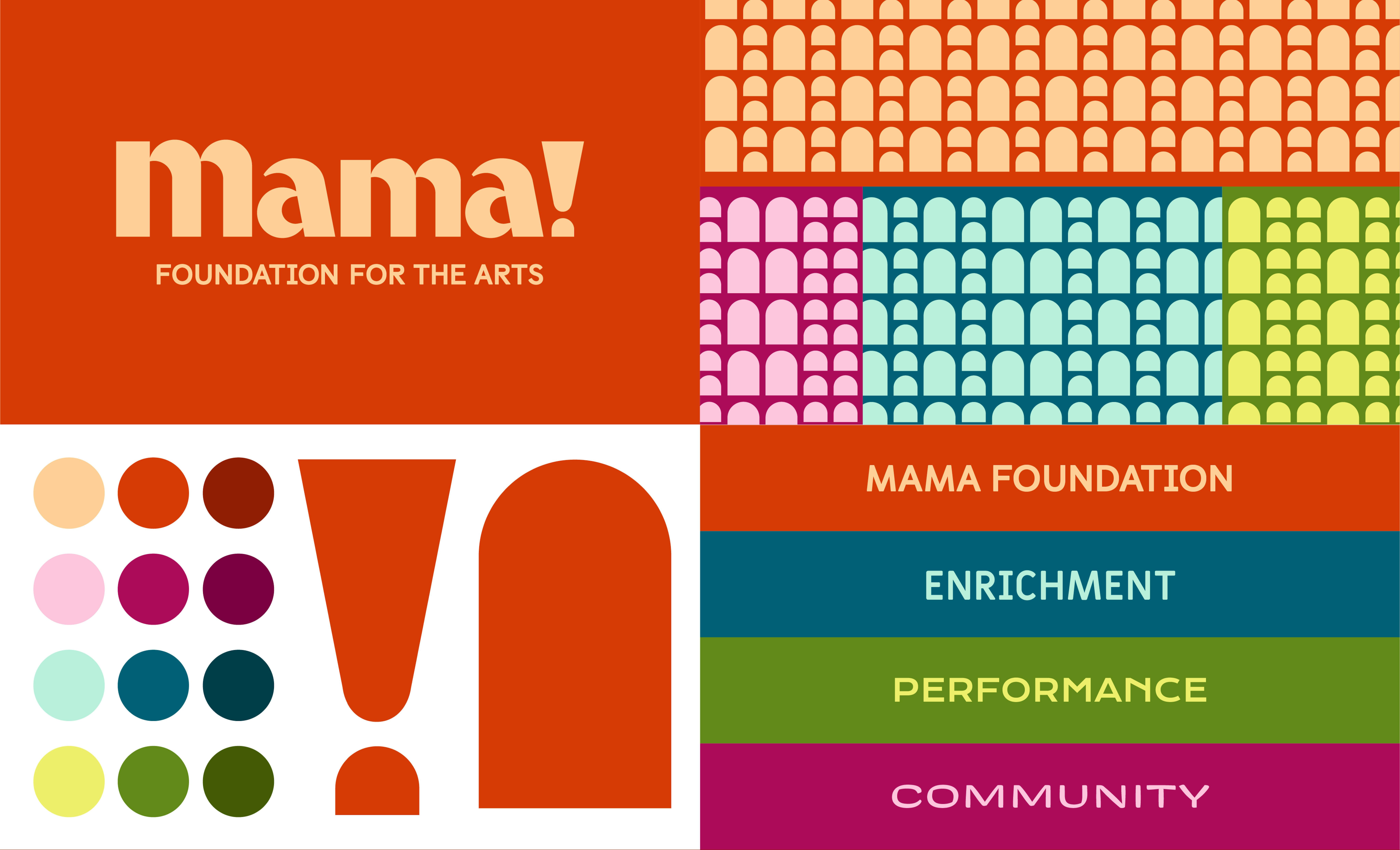 Mama foundation for the arts branding