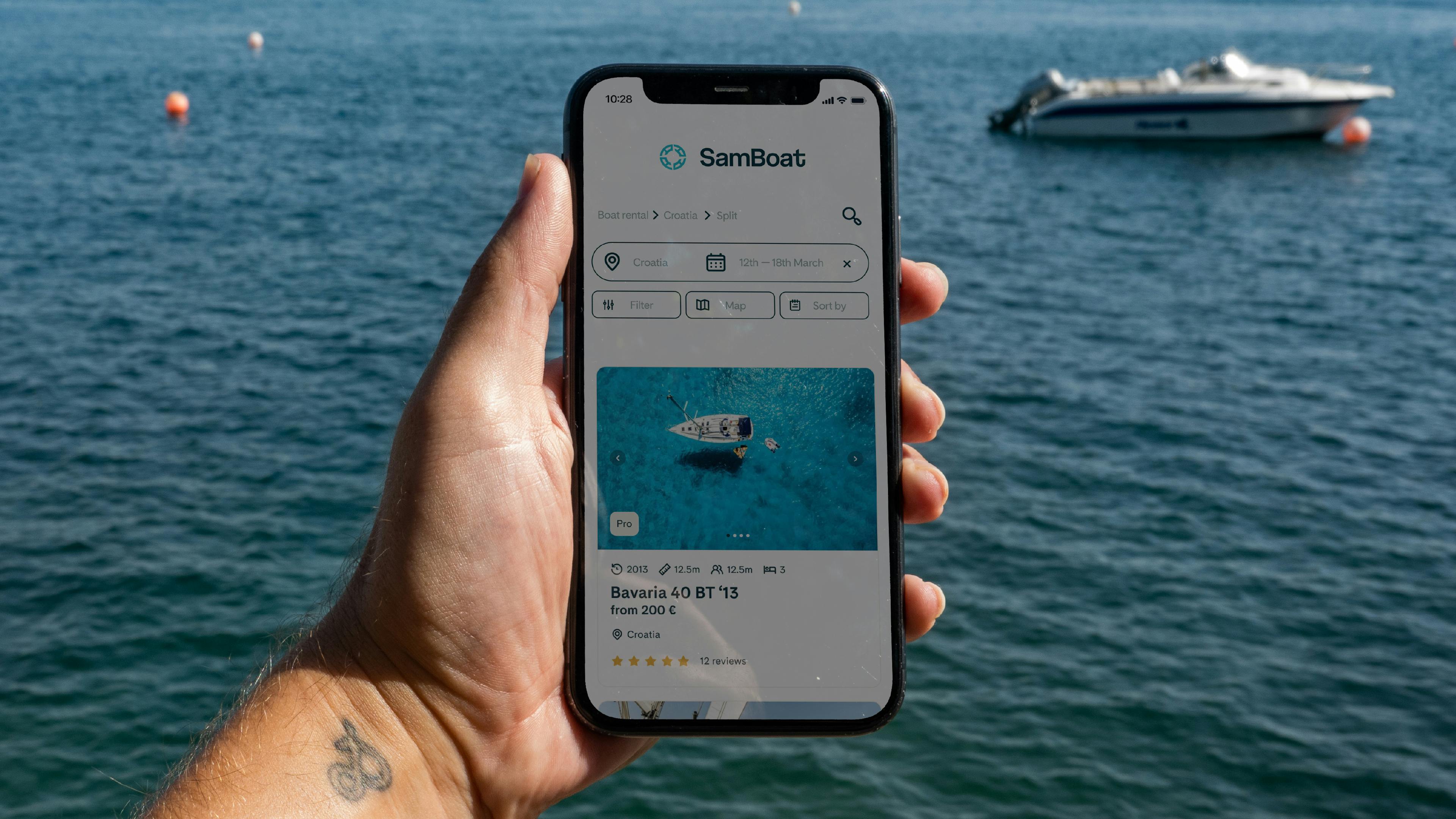 SamBoat on mobile
