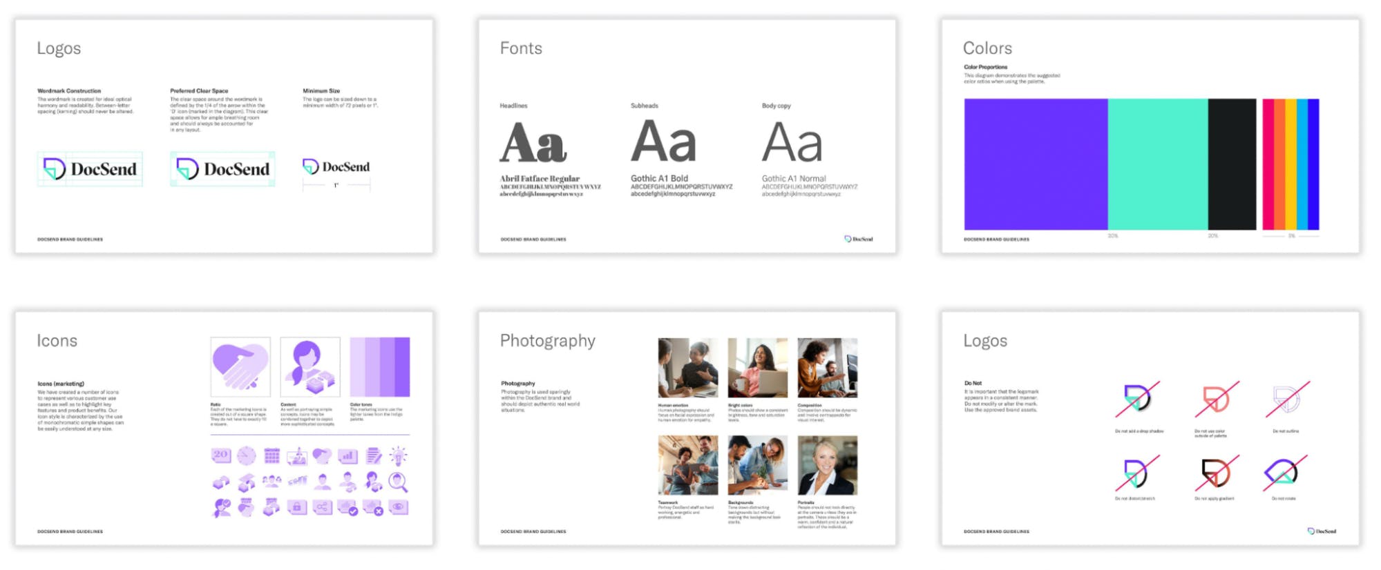 DocSend past brand guidelines by Rick Byrne