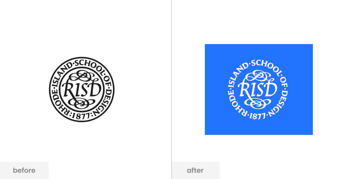 Rhode Island School of Design rebrands to bring their 144-year ...