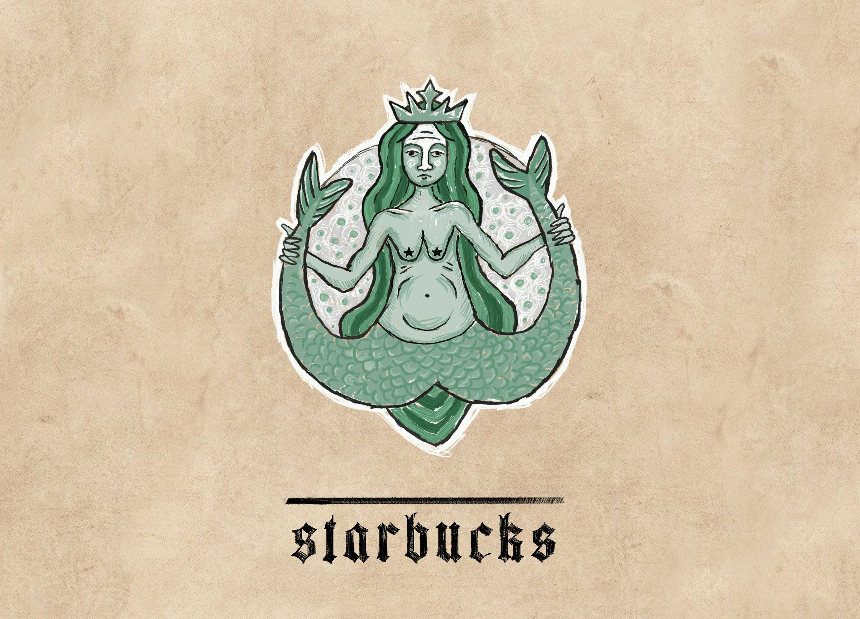 Starbucks medieval logo