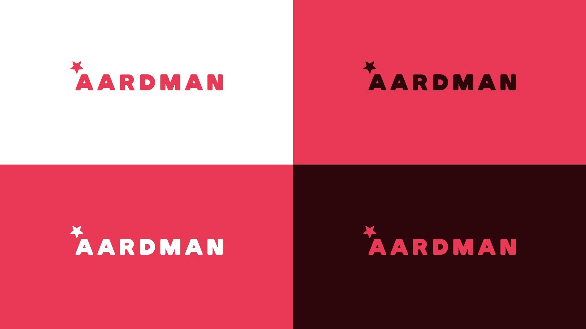 Aardman logo variations