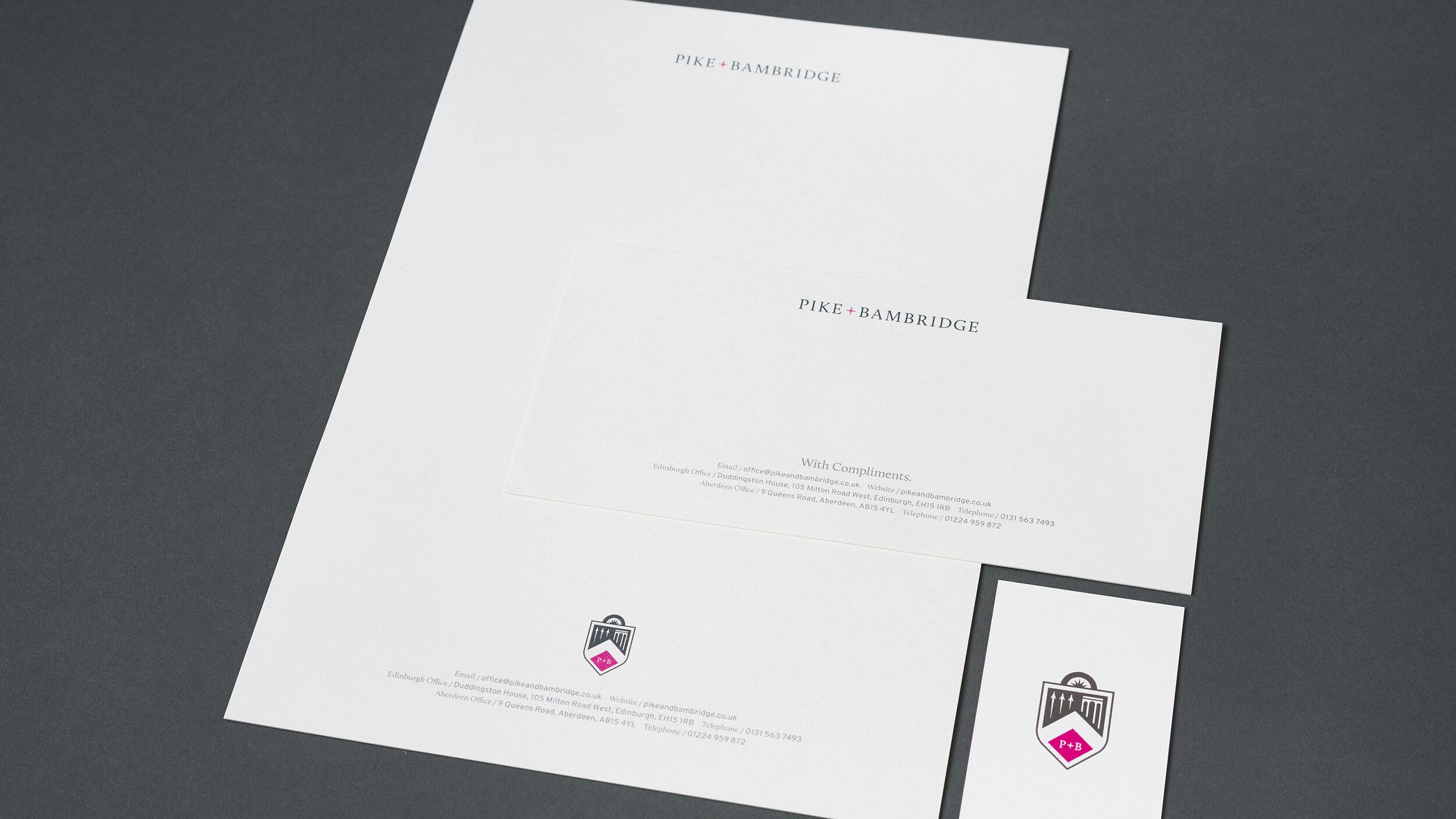 Pike+Bambridge stationery