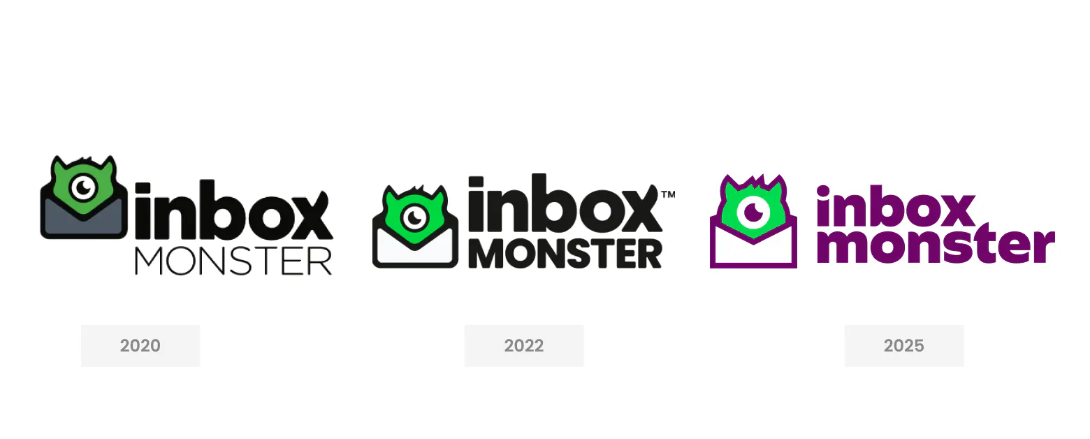 Inbox Monster Logo Evolution