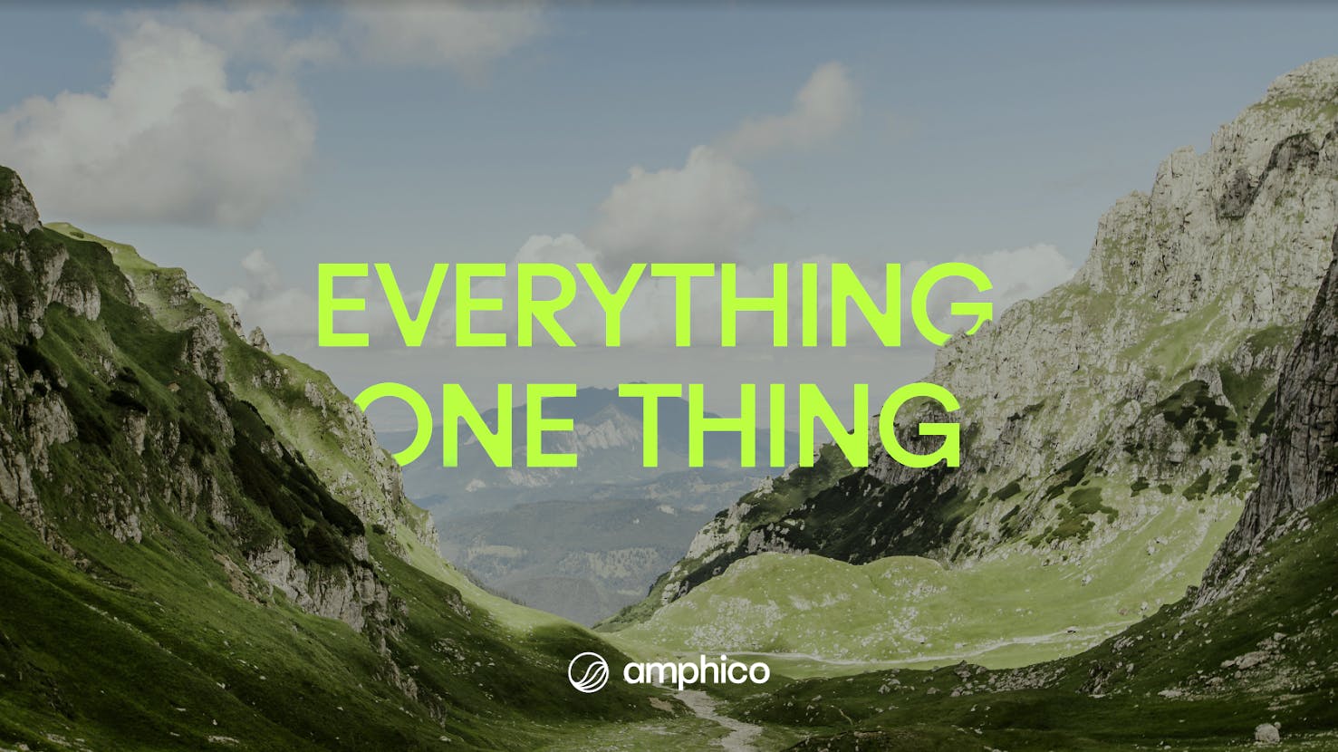 Amphico brand: 'Everything One Thing'