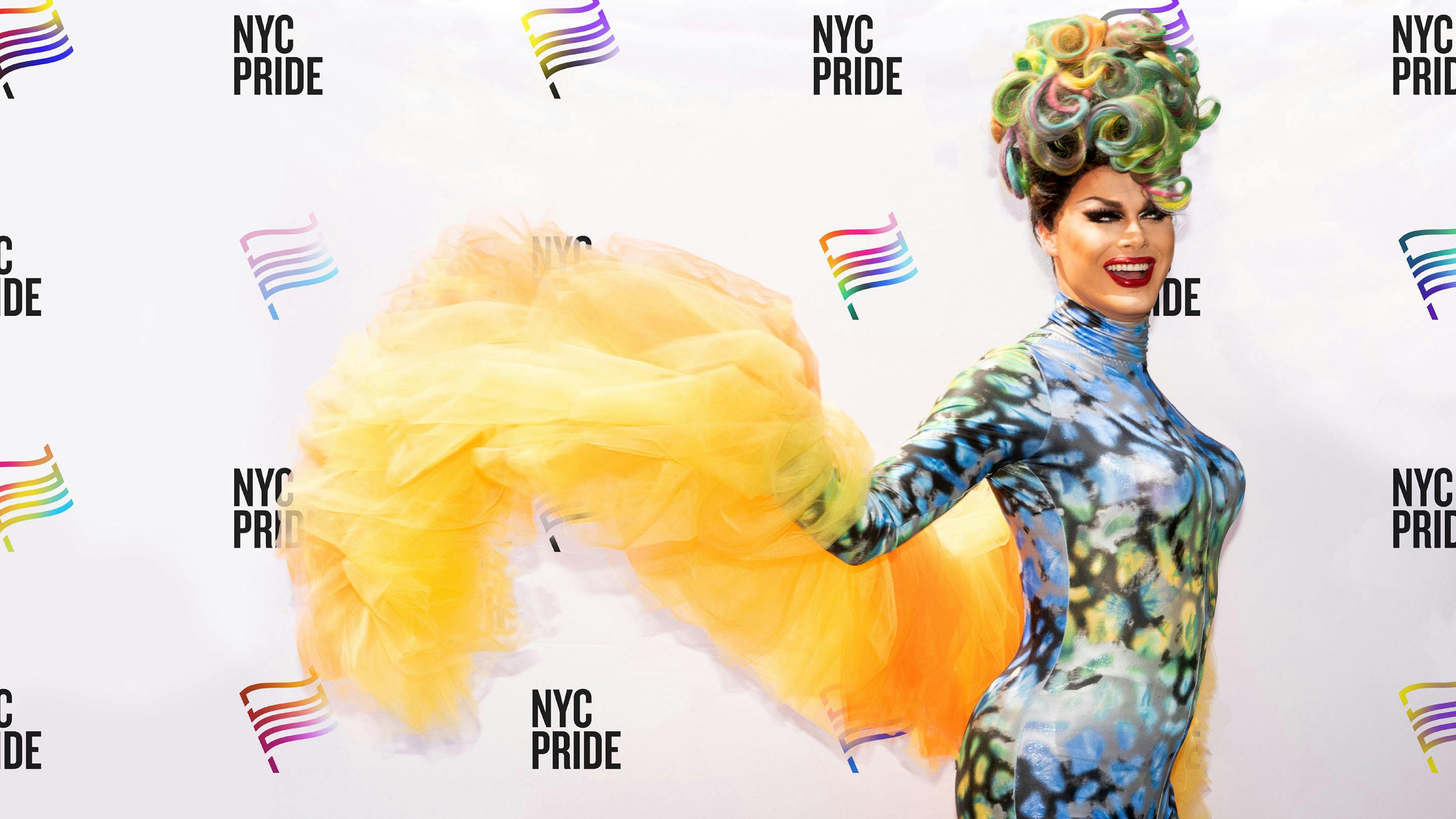 NYC Pride backdrop