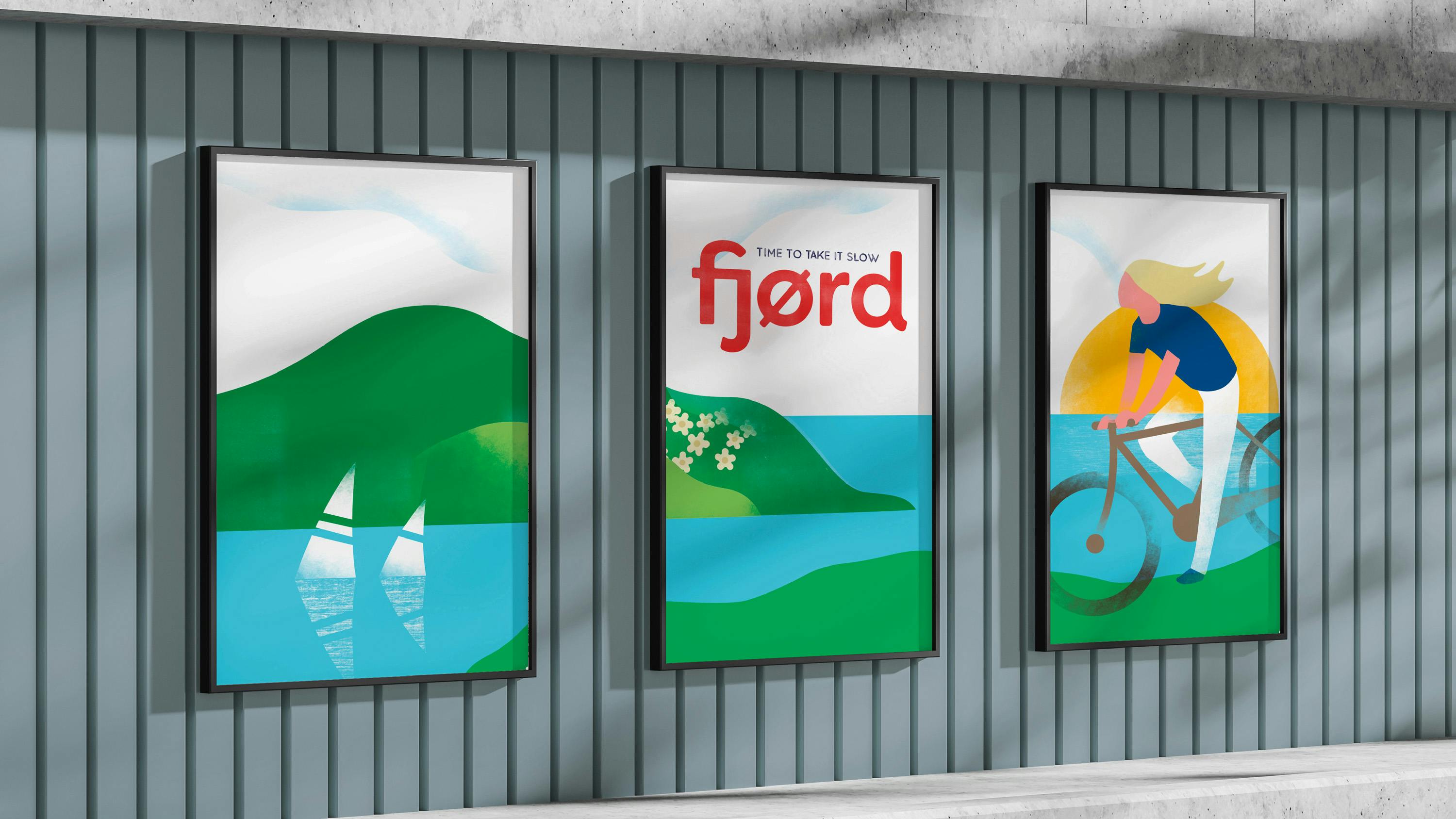 Danone Fjord framed posters