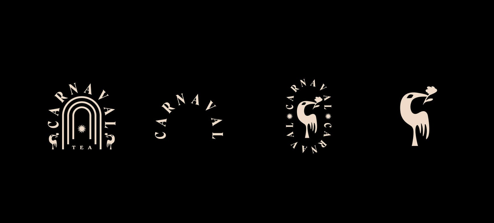 Carnaval Tea logo elements