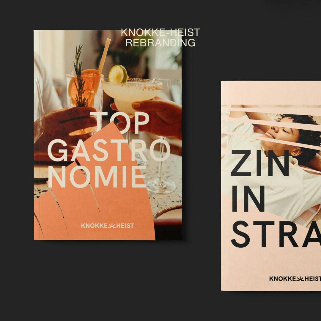 Knokke-Heist books featuring the new brand
