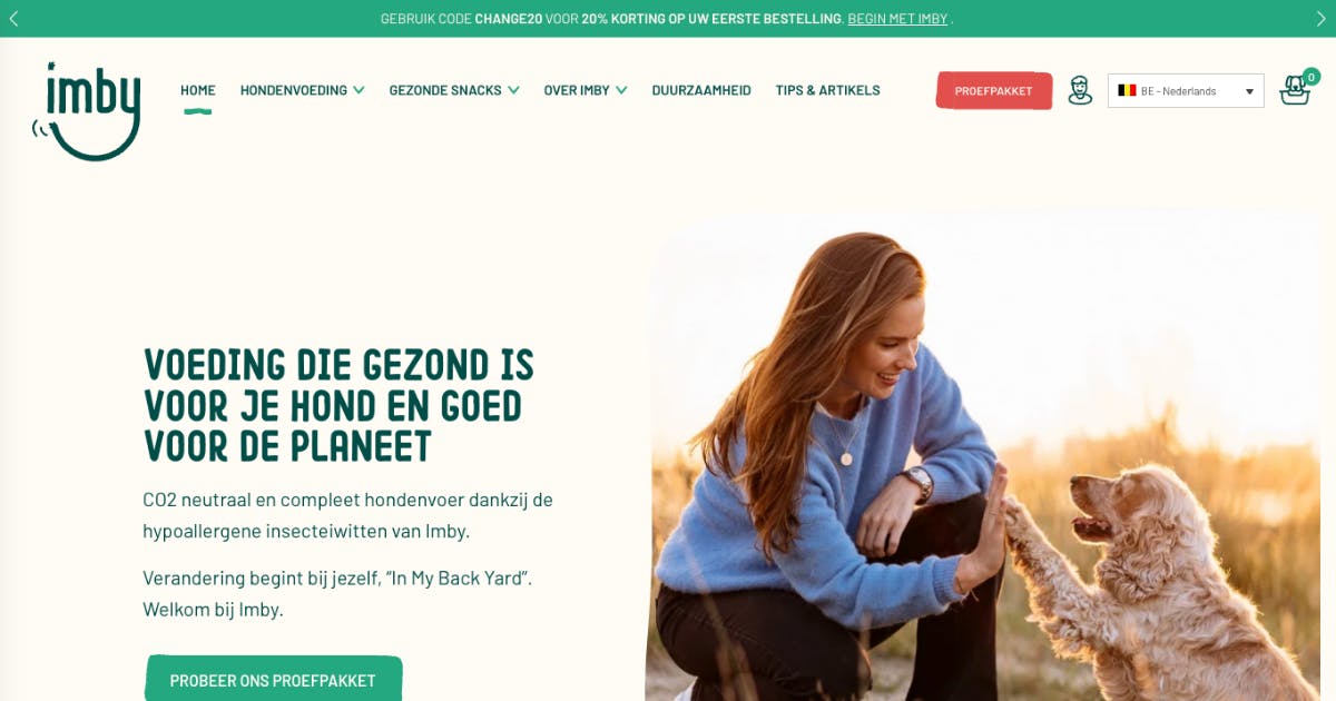 Imby homepage