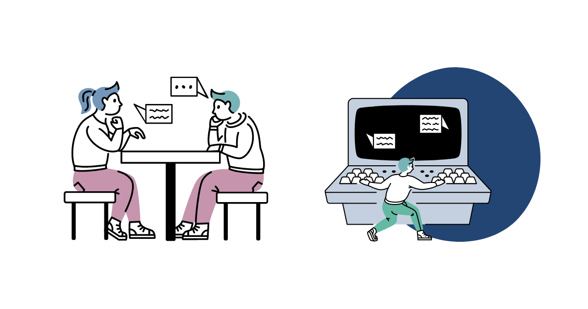 Some illustrations used by User Interviews