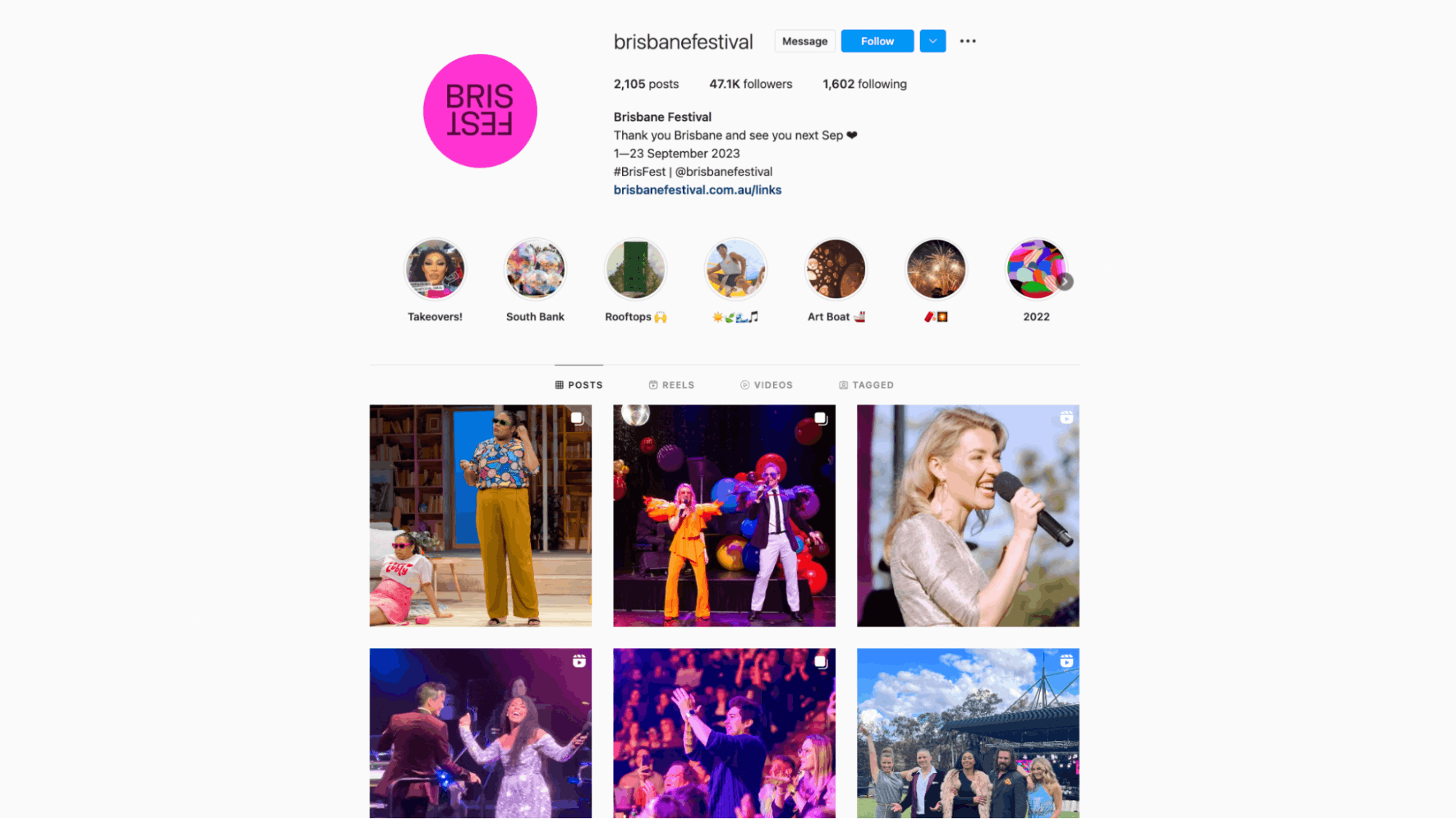 Brisbane Festival on Instagram