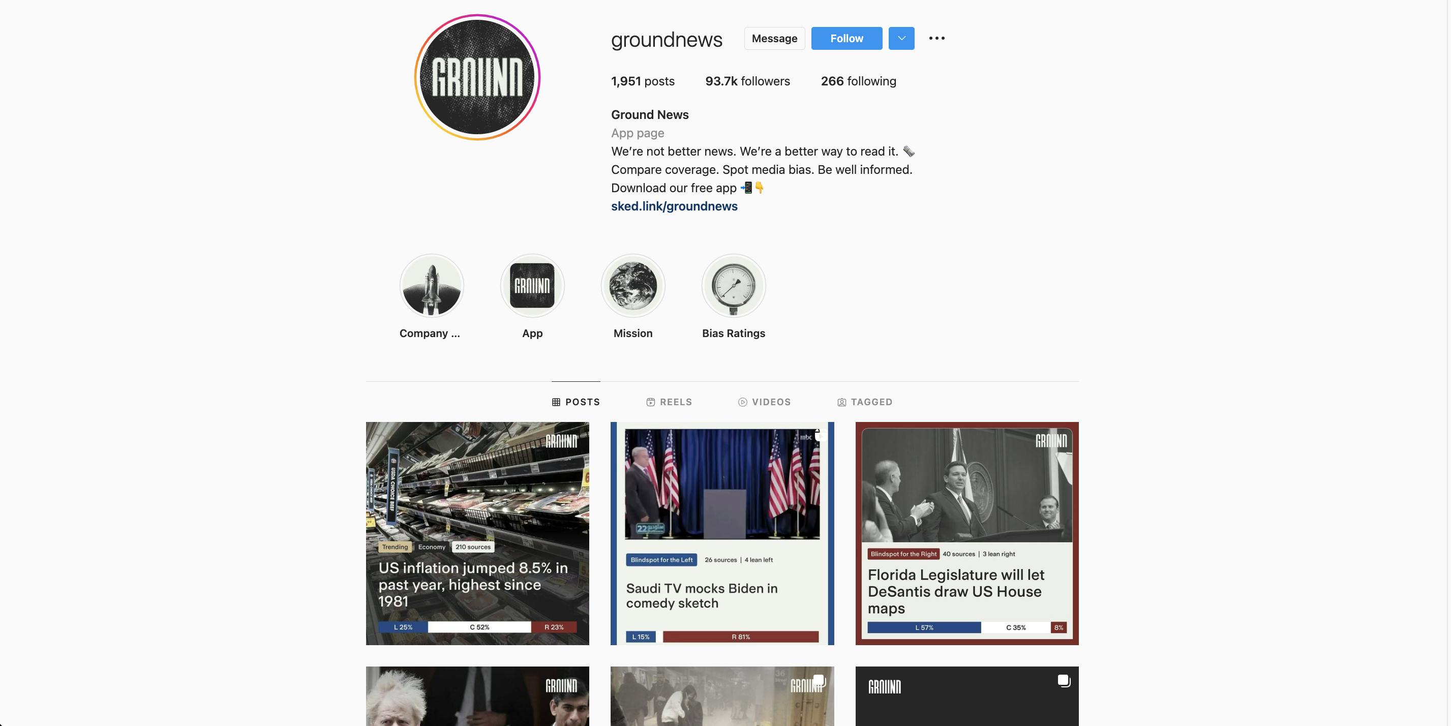 Ground News on Instagram