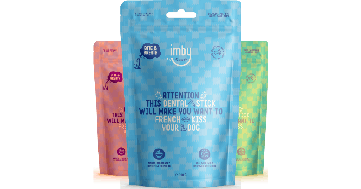 Imby snacks packaging
