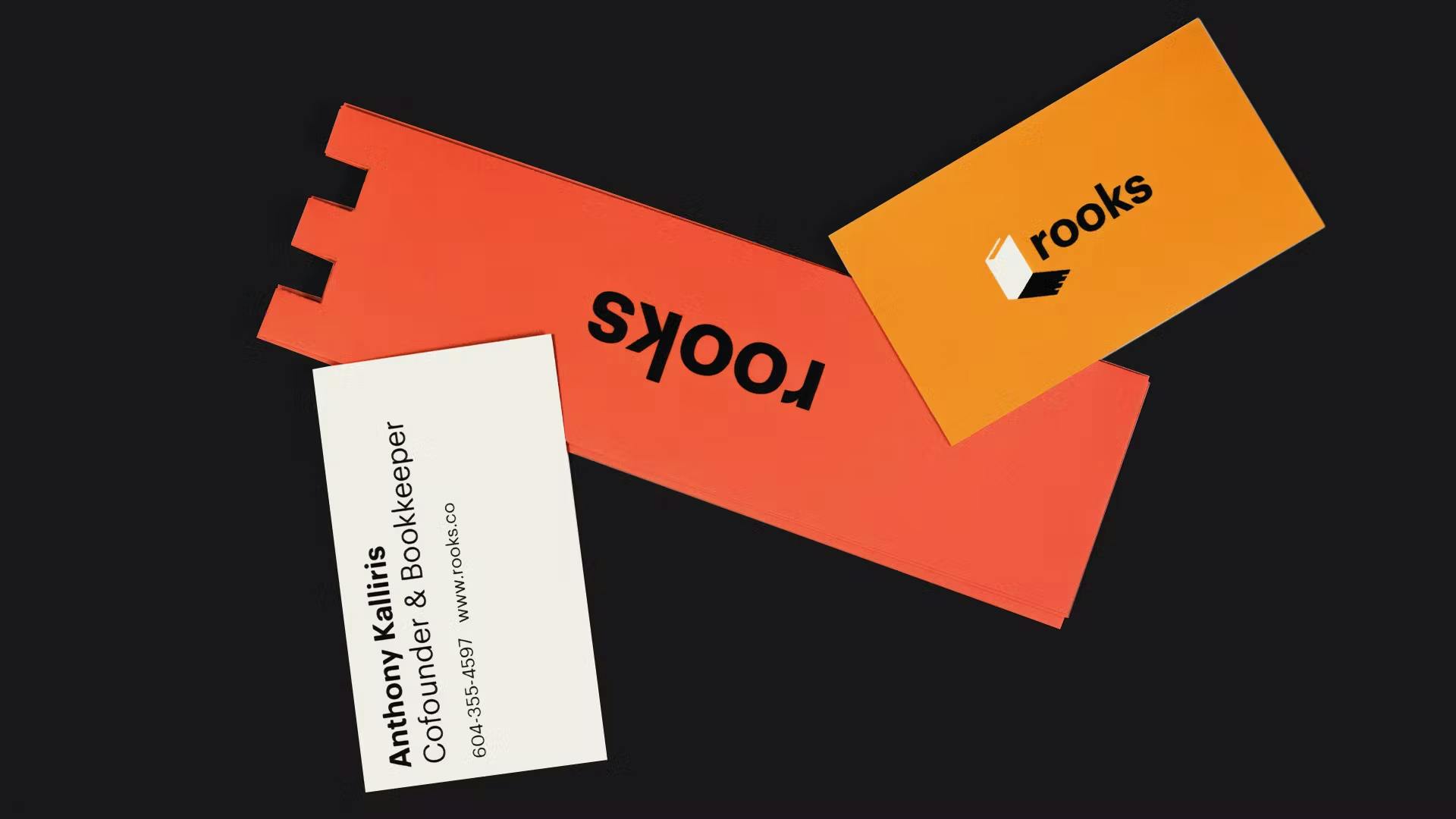 Rooks Bookkeeping business cards