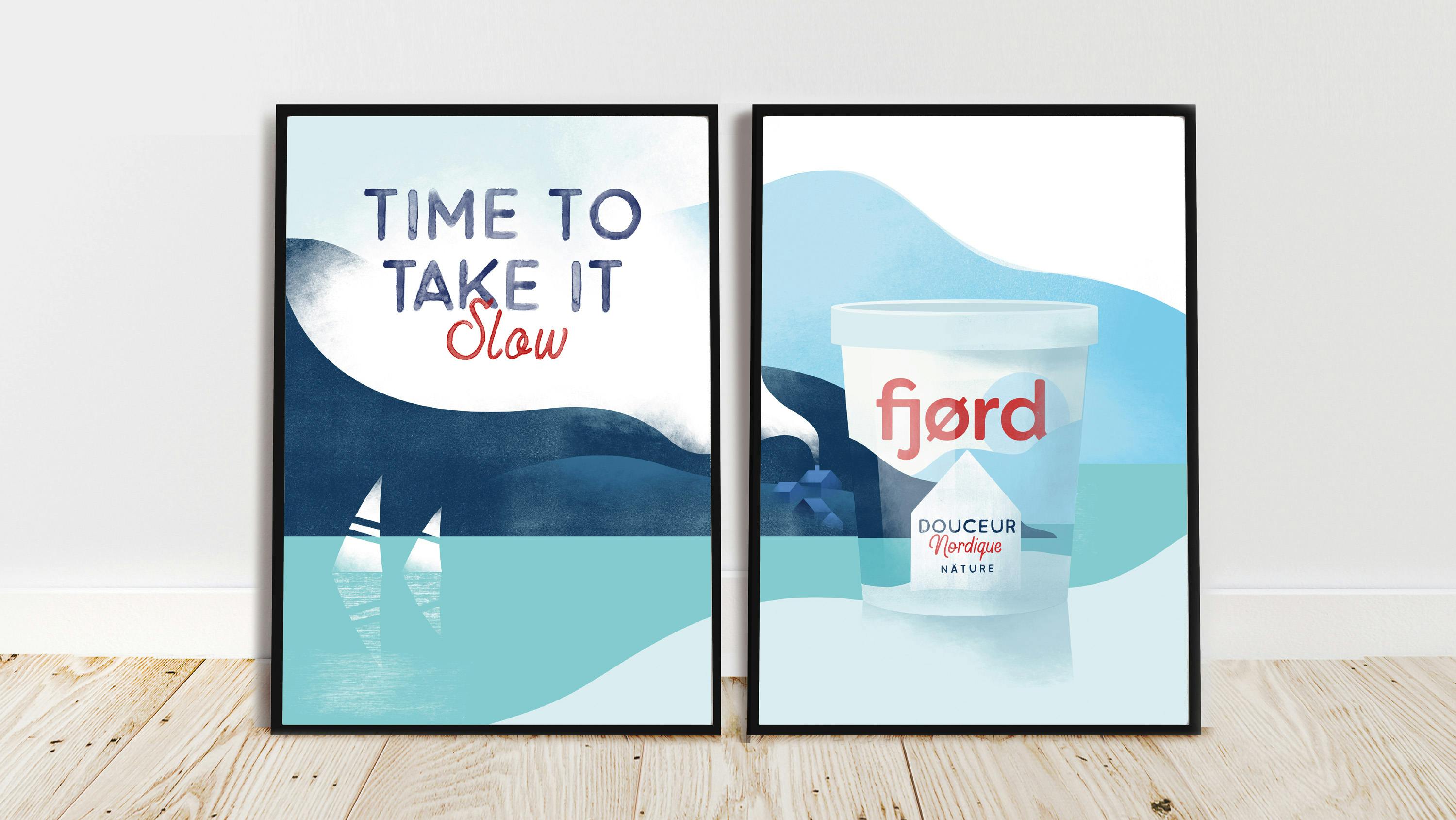 Danone Fjord posters