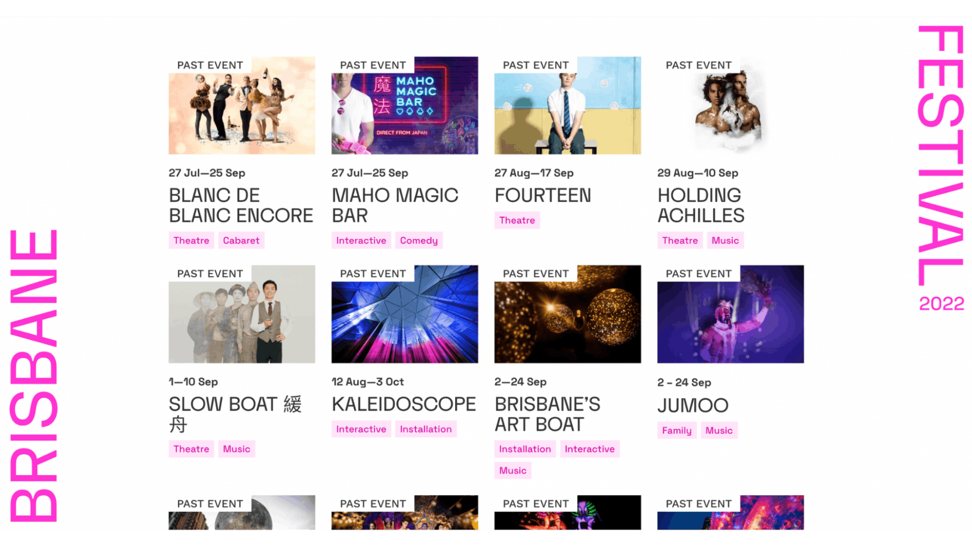 Brisbane Festival website